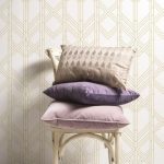Art Deco Wallpaper - Gold Art Deco Peel and Stick Removable Wallpaper - Self Adhesive Mural -Geometric Art Deco Custom Colors Wall Decor 076 - Image 3