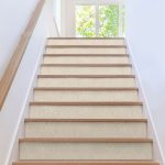 Boho Lines Beige Stair Riser Stickers - Pack of 6 Removable Stair Riser Tile Decals - Peel & Stick Stair Riser Deco Strips - 48" long nice wallpaper - Image 2
