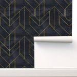 Geometric Wallpaper Peel and Stick Wallpaper Self Adhesive Wallpaper Removable Wallpaper Geometric wall - Image 2
