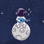 Adorable Astronauts Wall Mural - Kids Bedrooms - Image 3