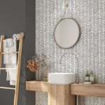 Minimalist Removable Wallpaper. Chevron Wallpaper. Modern Wallpaper. Peel and stick Wallpaper. Self-adhesive Wallpaper