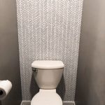 Minimalist Removable Wallpaper. Chevron Wallpaper. Modern Wallpaper. Peel and stick Wallpaper. Self-adhesive Wallpaper - Image 2