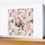 Vintage & Shabby Chic - Sepia Pink Roses Wall Mural - Image 2