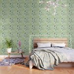 Playful Greens Wallpaper
