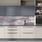 Pink And Gray Marble, Pink Marble Mural, Pink Wall Art, Abstract Wall Paper, Gray Marble Wall Paper, Shimmery Wall Paper, - Image 4