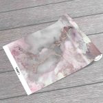 Pink And Gray Marble, Pink Marble Mural, Pink Wall Art, Abstract Wall Paper, Gray Marble Wall Paper, Shimmery Wall Paper, - Image 3