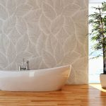 Removable Wallpaper, Scandinavian Wallpaper, Temporary Wallpaper, Minimalistic Wallpaper, Peel and Stick Wallpaper, Leaf Wallpaper - Image 4