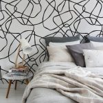 Removable Wallpaper, Scandinavian Wallpaper, Temporary Wallpaper, Minimalistic Wallpaper, Peel and Stick Wallpaper, Wall Paper, Boho - Image 5