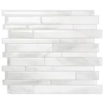 SMART TILES PEEL & STICK BACKSPLASH - MILANO MASSA - 4 Pieces 11.55 x 9.63 - Image 4
