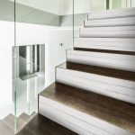 Wood Stair riser stickers, Removable Staircase Sticker, Gray White Peel & Stick Stair Riser Strip Farmhouse | FUNLIFE nice wallpaper