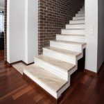 Wood Stair riser stickers, Removable Staircase Sticker, Gray White Peel & Stick Stair Riser Strip Farmhouse | FUNLIFE nice wallpaper - Image 2