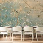 Vintage Chinoiserie Wallpaper with Birds floral ancient Wallpaper, non-woven wallpaper, peel and stick wallpaper - Image 2