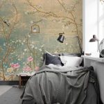 Vintage Chinoiserie Wallpaper with Birds floral ancient Wallpaper, non-woven wallpaper, peel and stick wallpaper - Image 3