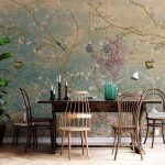 Vintage Chinoiserie Wallpaper with Birds floral ancient Wallpaper, non-woven wallpaper, peel and stick wallpaper - Image 4
